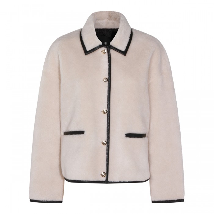 CREAM CASUAL JACKET