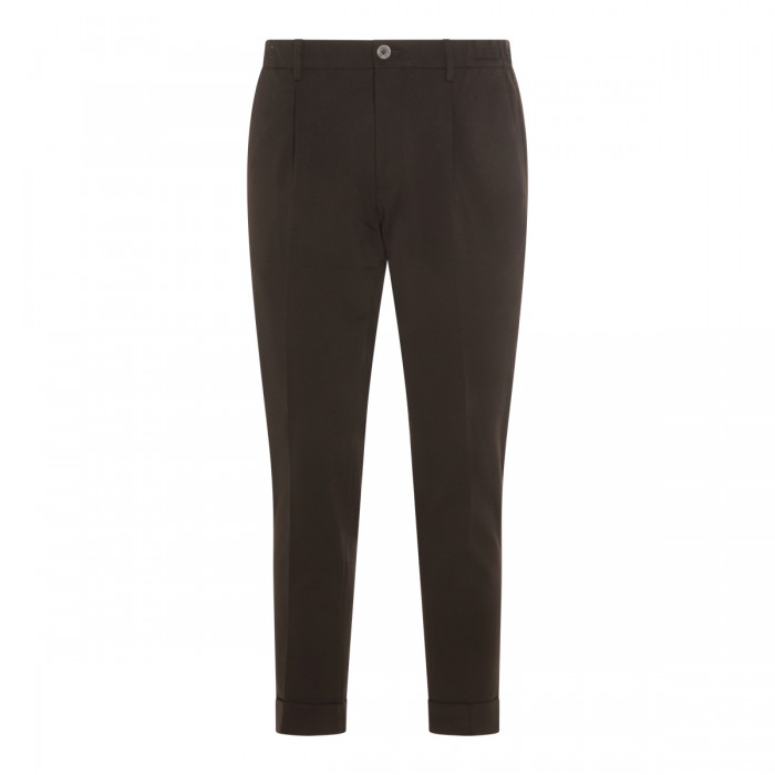 BLACK VISCOSE PANTS