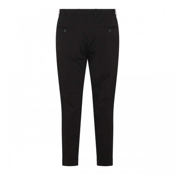 BLACK VISCOSE PANTS 2
