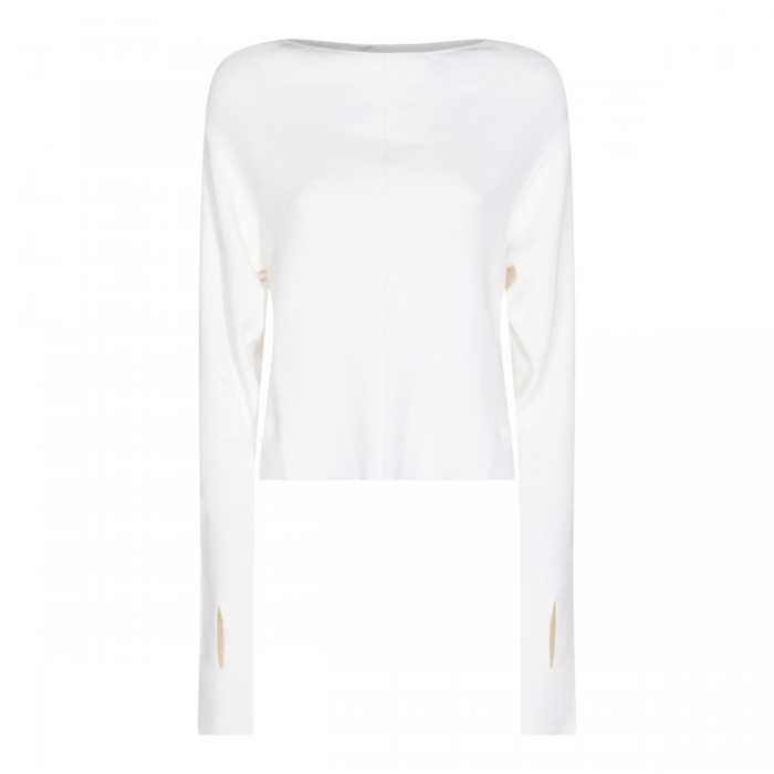 WHITE COTTON KNITWEAR