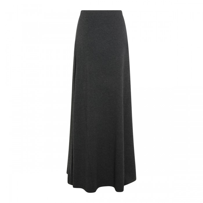 DARK GREY WOOL SKIRT 2