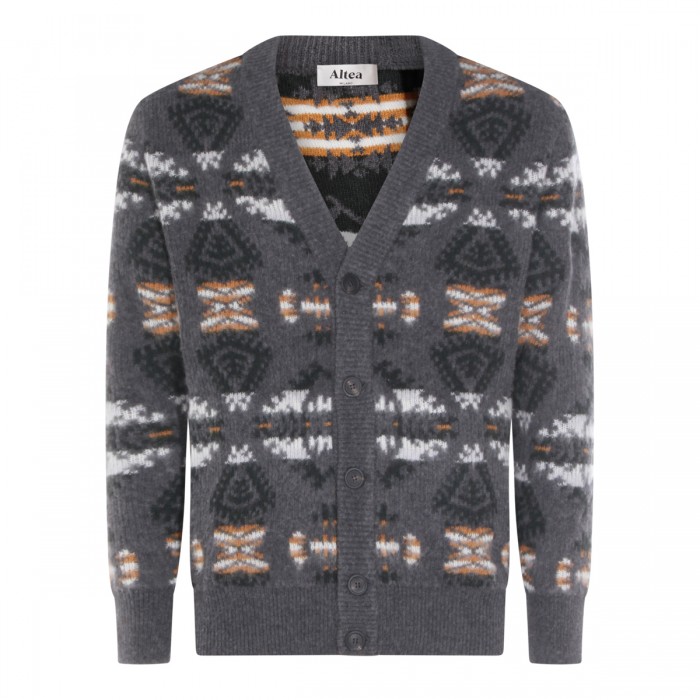 GREY WOOL KNITWEAR