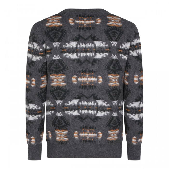 GREY WOOL KNITWEAR 2