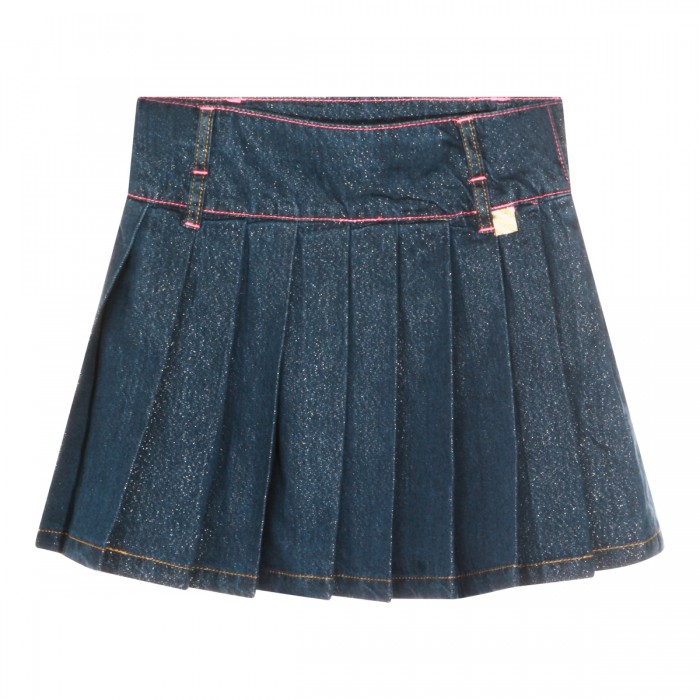 DARK DENIM COTTON SKIRT 2