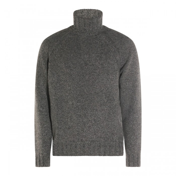 GREY CASHMERE KNITWEAR