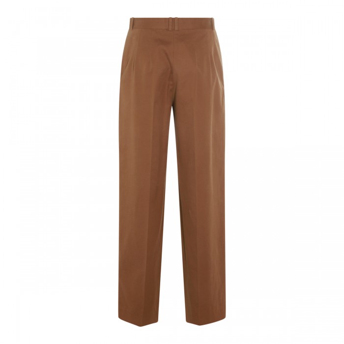 DARK SAND COTTON PANTS 2