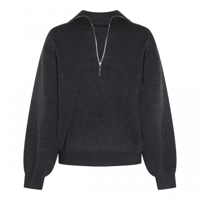 DARK GREY WOOL KNITWEAR 2