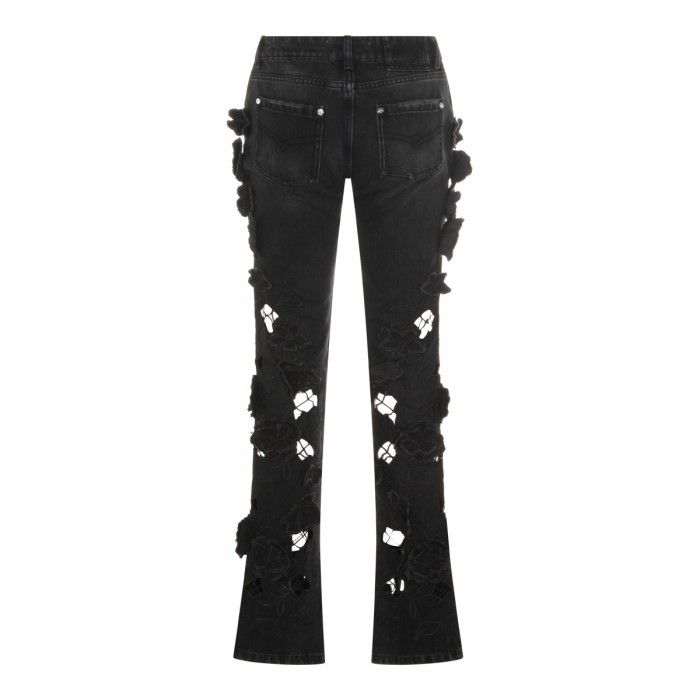 BLACK COTTON JEANS 2