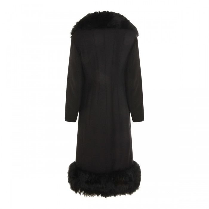 BLACK WOOL COAT 2