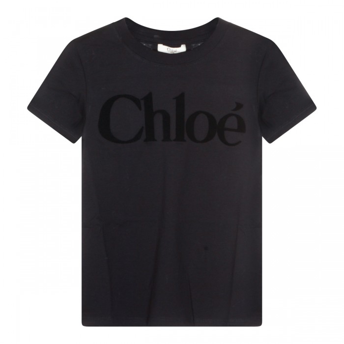 DARK BLUE COTTON T-SHIRT