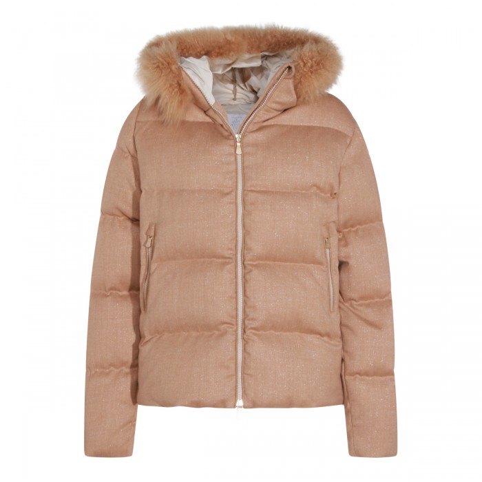 SAND WOOL DOWN JACKET
