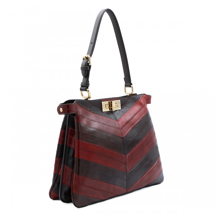 BROWN AND RED LEATHER... 2