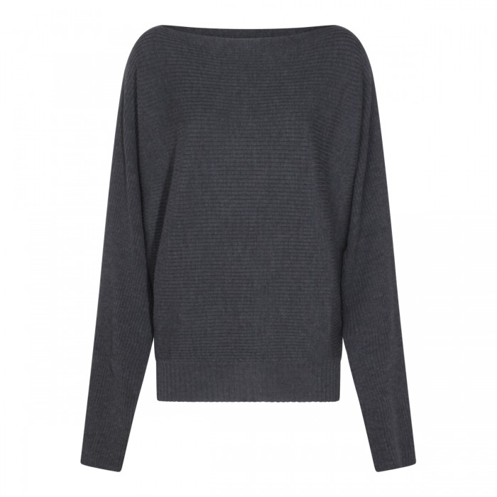 GREY WOOL KNITWEAR