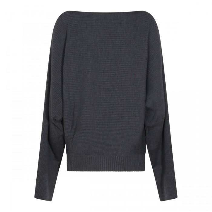 GREY WOOL KNITWEAR 2