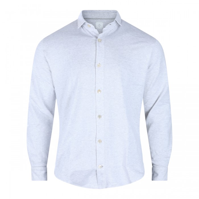 LIGHT GREY COTTON SHIRT