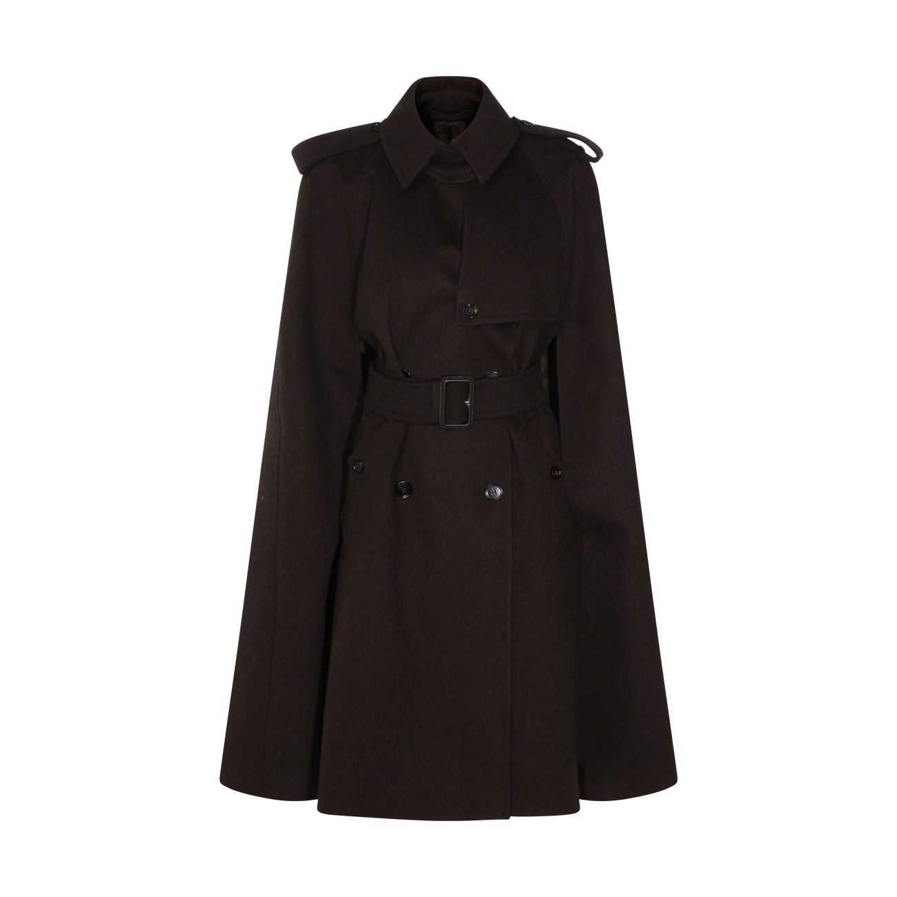 DARK BROWN CASHMERE COAT DARK BROWN CASHMERE COAT