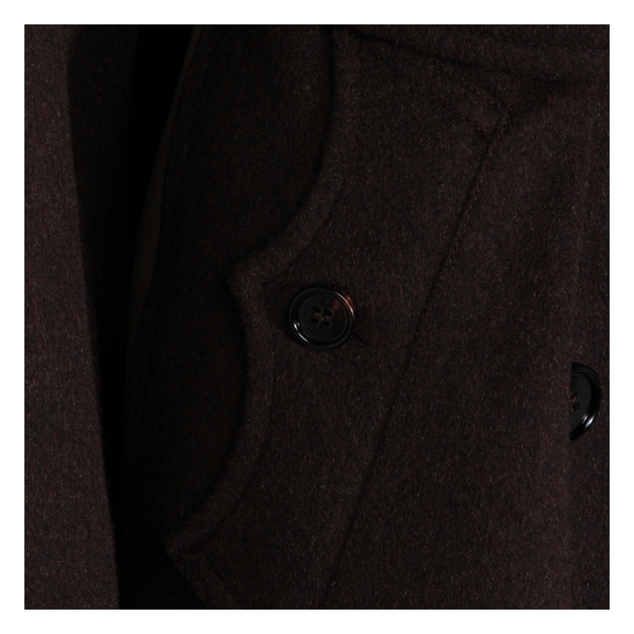 DARK BROWN CASHMERE COAT DARK BROWN CASHMERE COAT
