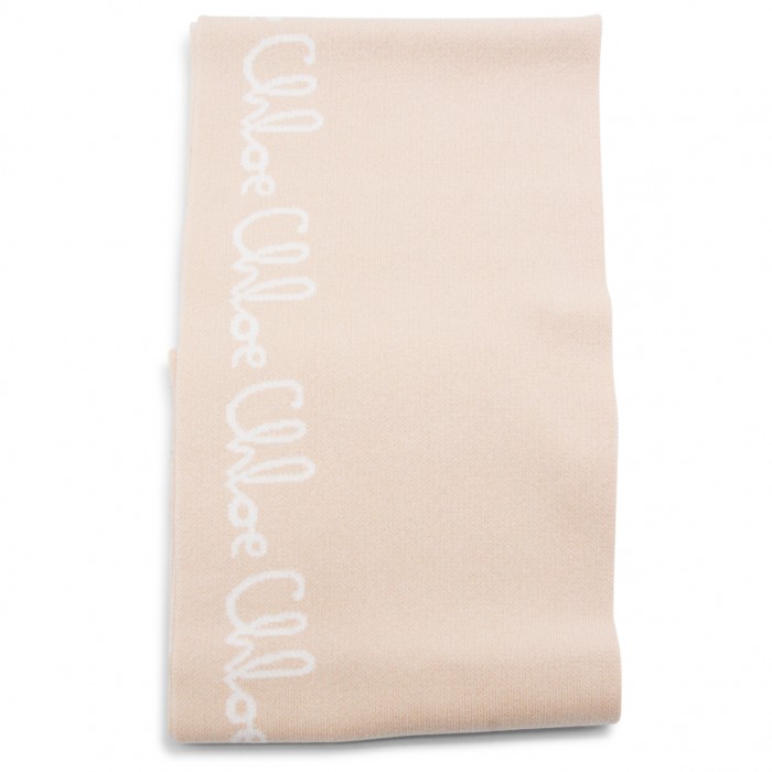 BEIGE COTTON SCARF