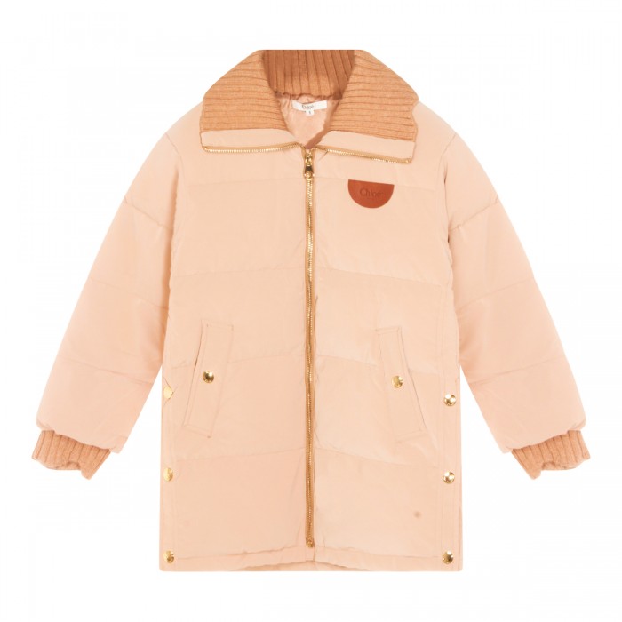 LIGHT BEIGE DOWN JACKET