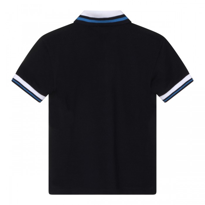 DARK BLUE COTTON POLO SHIRT 2