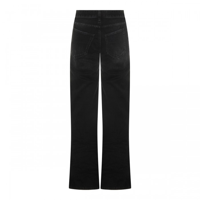 BLACK COTTON JEANS 2