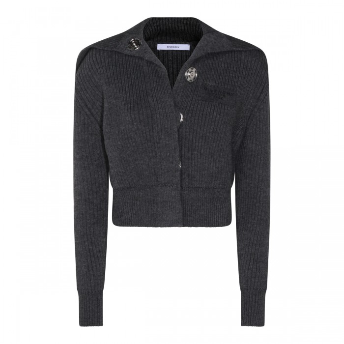 DARK GREY WOOL KNITWEAR