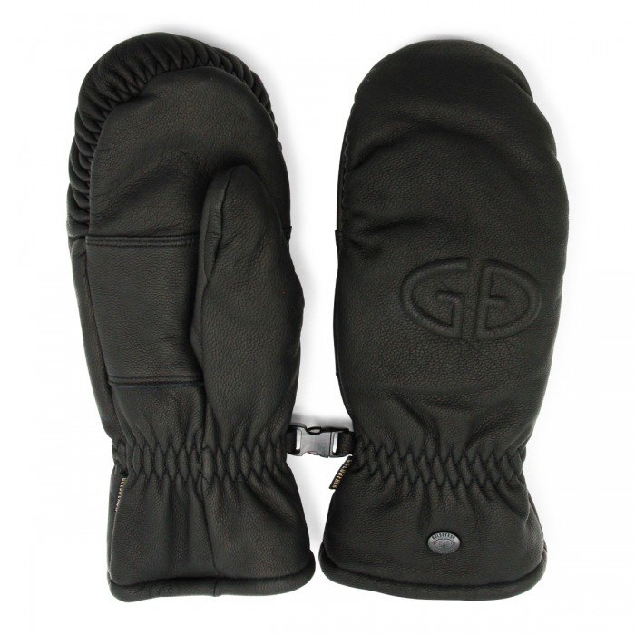 BLACK LEATHER HILJA GLOVES