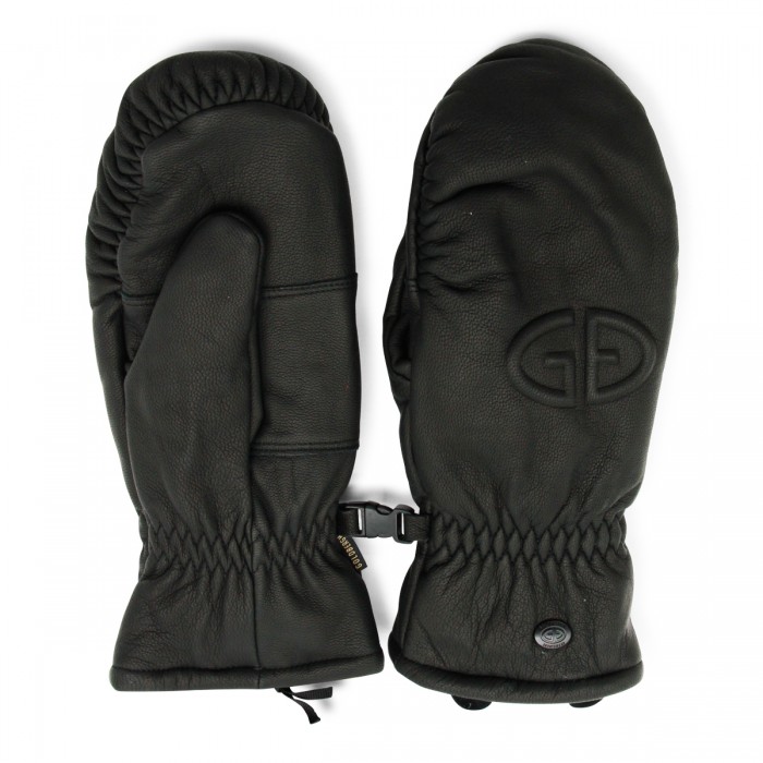 BLACK LEATHER HILJA GLOVES 2