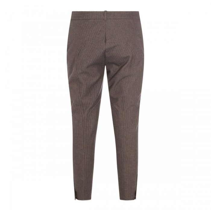 BROWN COTTON PANTS 2