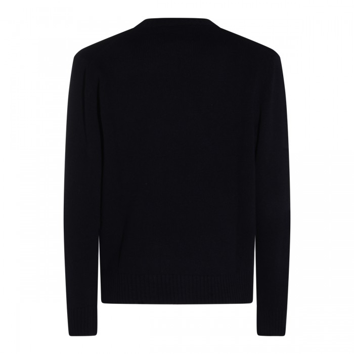 DARK BLUE WOOL KNITWEAR 2