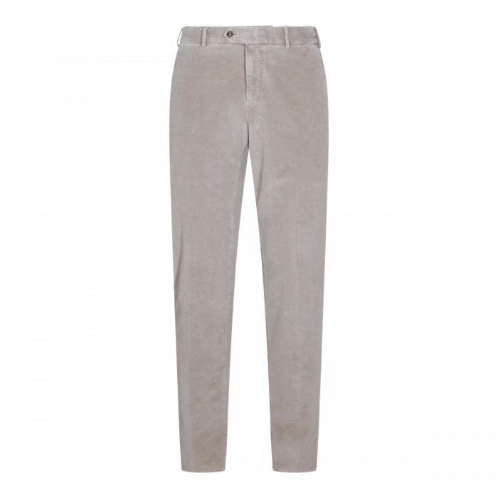 SAND COTTON SLIM PANTS
