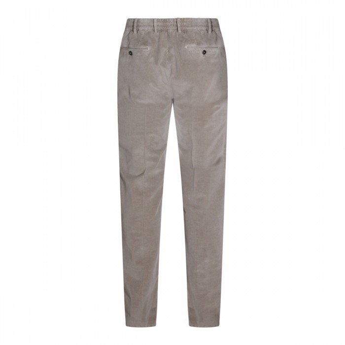 SAND COTTON SLIM PANTS 2