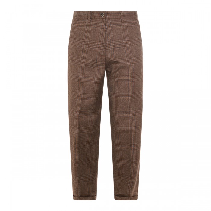 BROWN WOOL PANTS