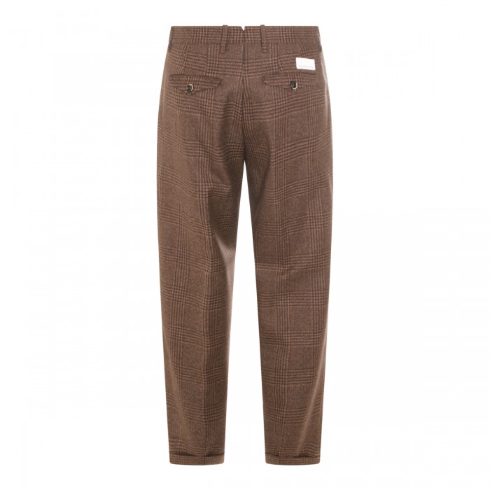 BROWN WOOL PANTS 2
