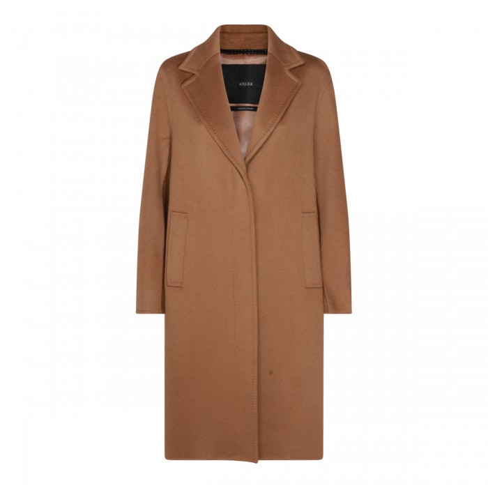CAMEL CASHMERE ARDENNE COAT