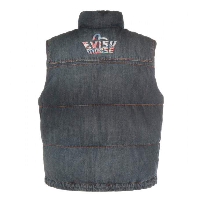 DENIM COTTON EVISU DOWN JACKET 2