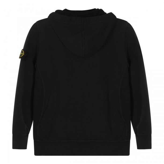 BLACK COTTON SWEATSHIRT 2