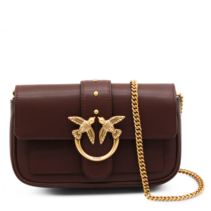 BROWN LEATHER LOVE ONE...