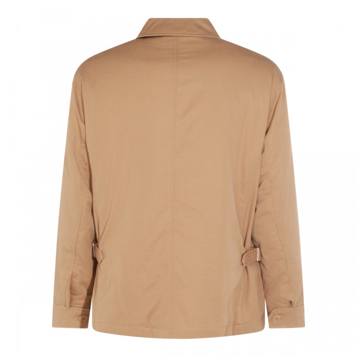 SAND COTTON CASUAL JACKET 2