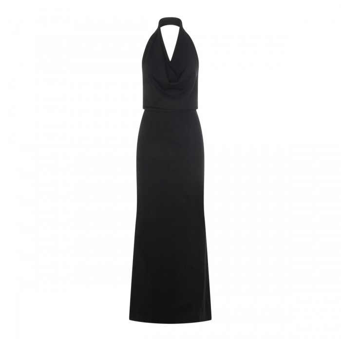 BLACK CASHMERE DRESS