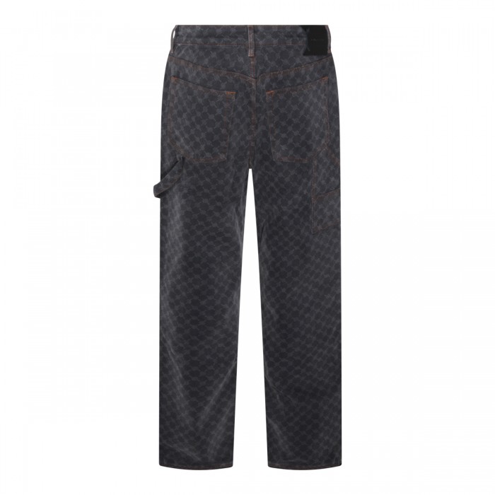 DARK GREY COTTON JEANS 2