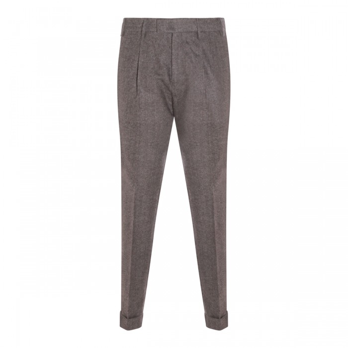 BEIGE WOOL PANTS
