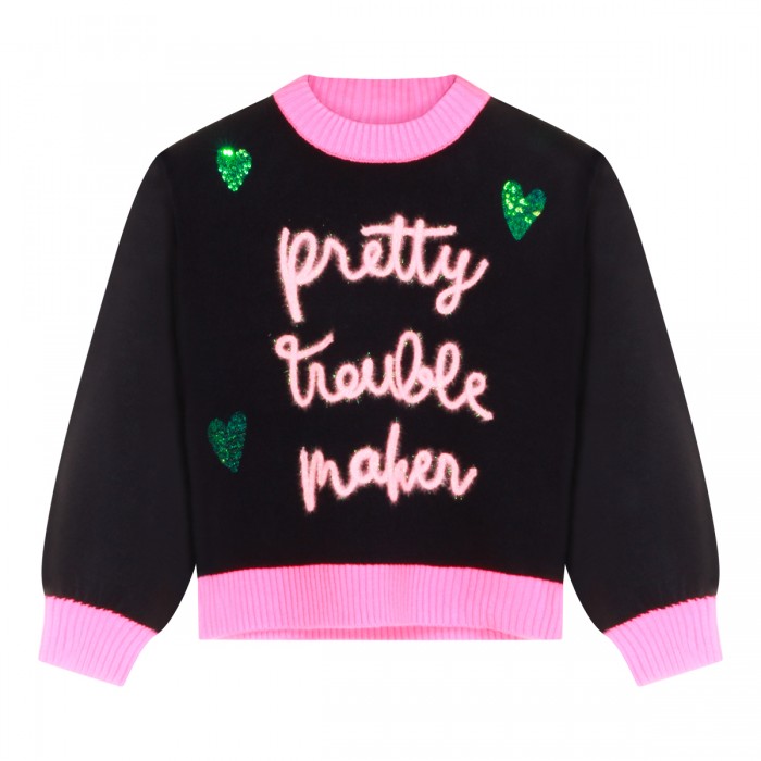 PINK AND BLACK KNITWEAR