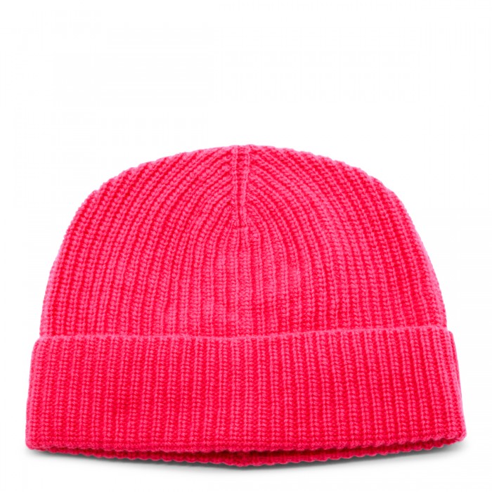 FUCSIA WOOL BEANIE