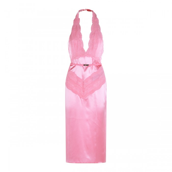 PINK SILK DRESS