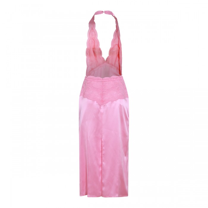 PINK SILK DRESS 2