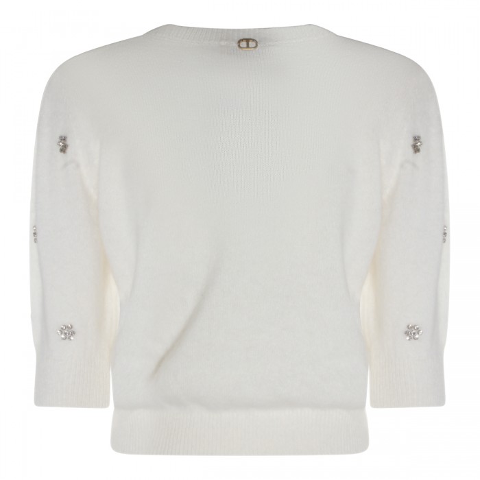WHITE WOOL KNITWEAR 2