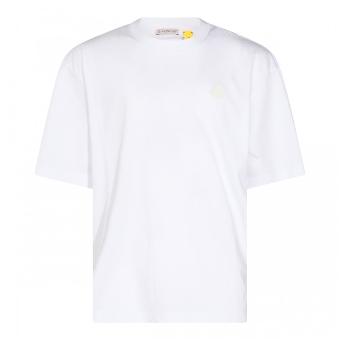 WHITE COTTON T-SHIRT