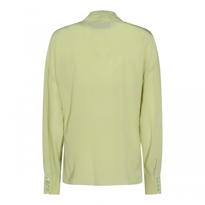LIGHT GREEN SILK SHIRT 2
