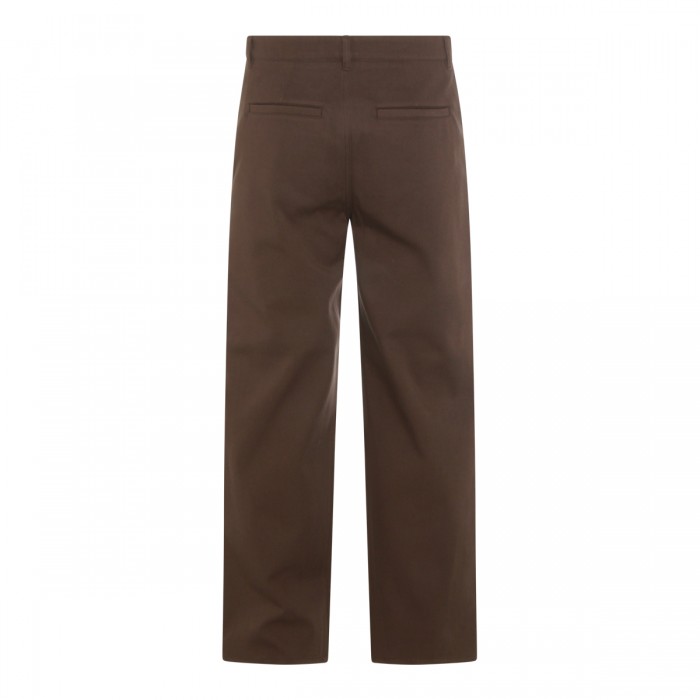 BROWN COTTON JEANS 2